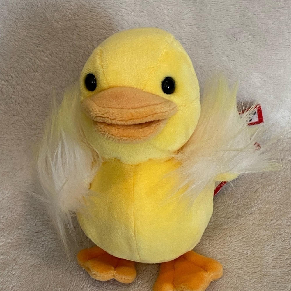 2019 New With Tag Douglas Plush  Lil' Molly Duck Macaroon Yellow stuffed bird